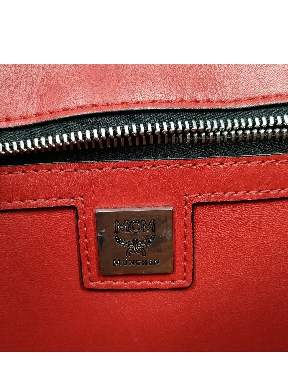 MCM Lambskin Diamond Disco Mini Flap Crossbody Bag Black - Picture 5 of 8